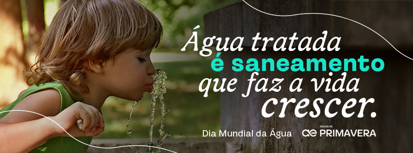 Águas de Primavera destaca a importância da água tratada para o crescimento na cidade 