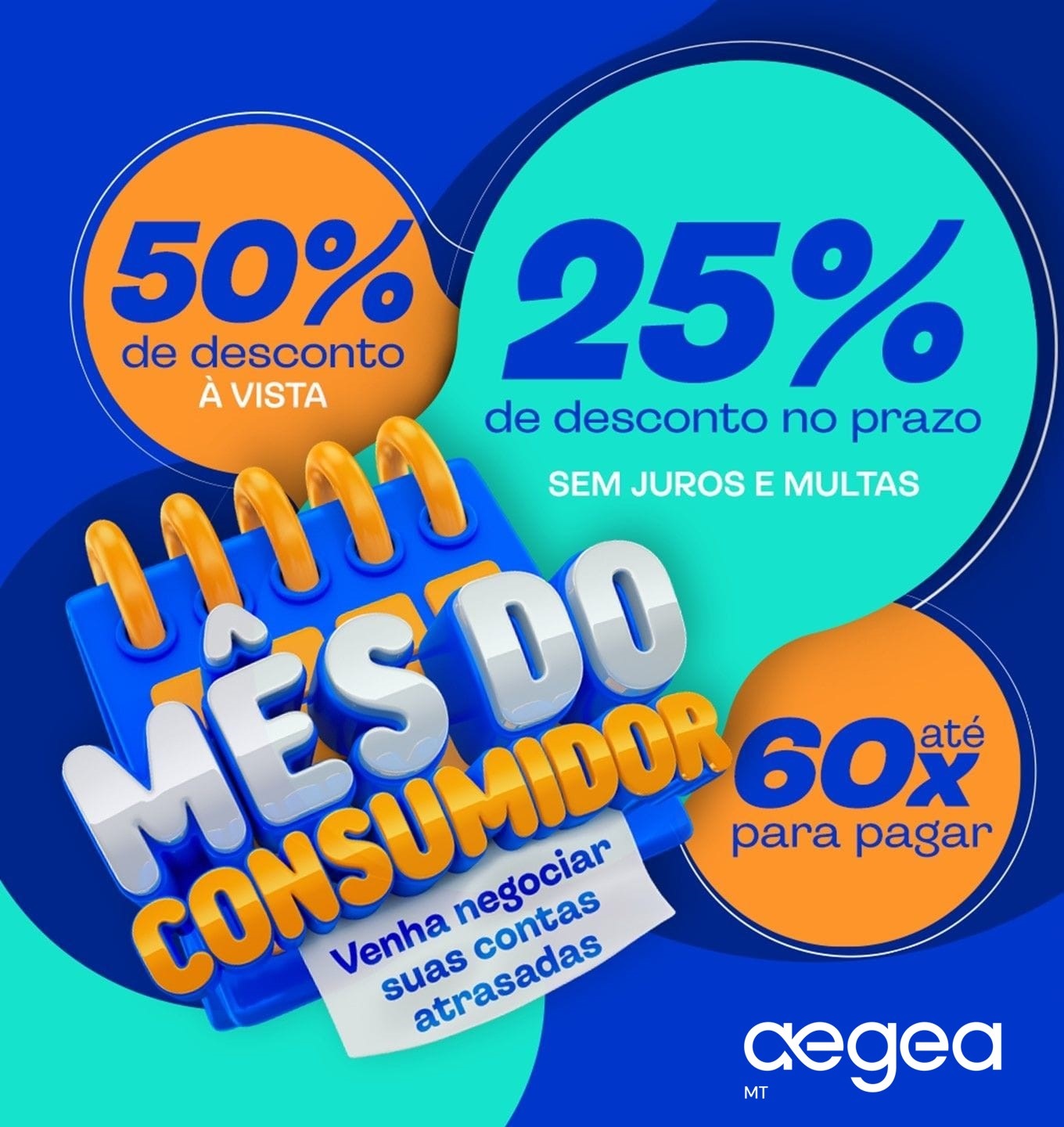 Aegea lança campanha especial com descontos nas faturas de água para o Mês do Consumidor nas cidades do Mato Grosso