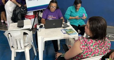 Moradores do bairro Santa Clara recebem ações do projeto “Águas na Comunidade” neste sábado (31)