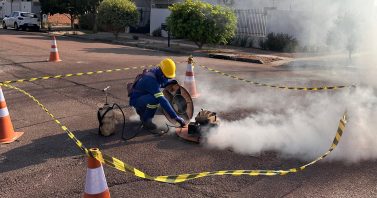 Águas de Sinop realiza ação para identificar ligações irregulares de esgoto no Jardim Itália