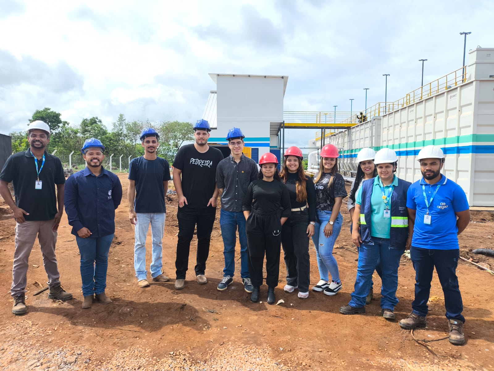 Alunos da UFMT realizam visita técnica às obras da nova Estação de Tratamento de Água de Barra do Garças