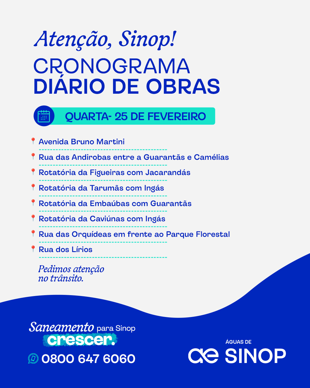 Obras em Andamento 25/02