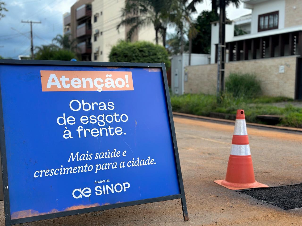 Águas de Sinop intensifica melhorias nas frentes de trabalho e amplia transparência sobre o cronograma das intervenções