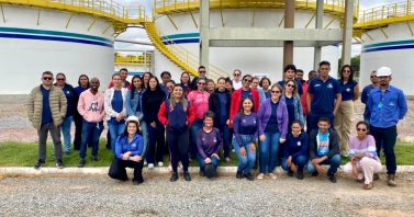 Águas de Sorriso recebe a visita de Agentes de Endemias na Estação de Tratamento de Esgoto Teles Pires