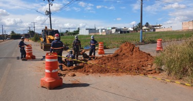 Águas de Sorriso inicia cronograma de obras na Perimetral com previsão até o fim de junho