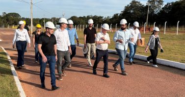 Águas de Sinop recebe visita do prefeito Roberto Dorner e da AGER na Estação de Tratamento de Esgoto Teles Pires
