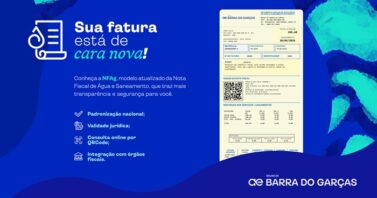 Conta da Águas de Barra do Garças está de cara nova com mais transparência e acesso à informação