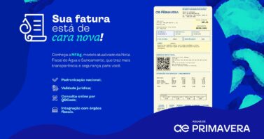 Nova fatura da Águas de Primavera traz mais transparência e amplia o acesso às informações para os clientes