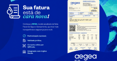 Aegea MT moderniza modelo de fatura e amplia transparência em 24 municípios