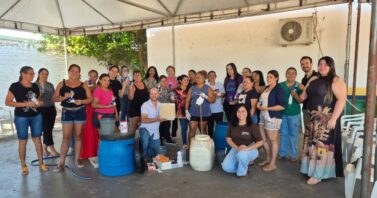 De Olho no Óleo: oficina de sabão da Águas de Sinop promove conscientização ambiental e geração de renda para mulheres no CRAS Palmeiras