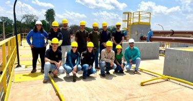 Acadêmicos da UFMT vivenciam rotina do saneamento durante visita à ETE Teles Pires