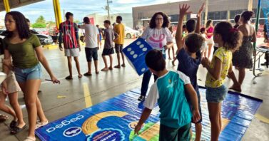 Águas de Sinop participa da Rua da Alegria e leva educação ambiental em celebração ao Dia das Crianças